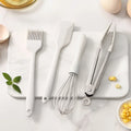 Kit de Cozinha 12 Peças Silicone Grau Alimentar – Espátula, Colher Medidora e Utensílios Práticos