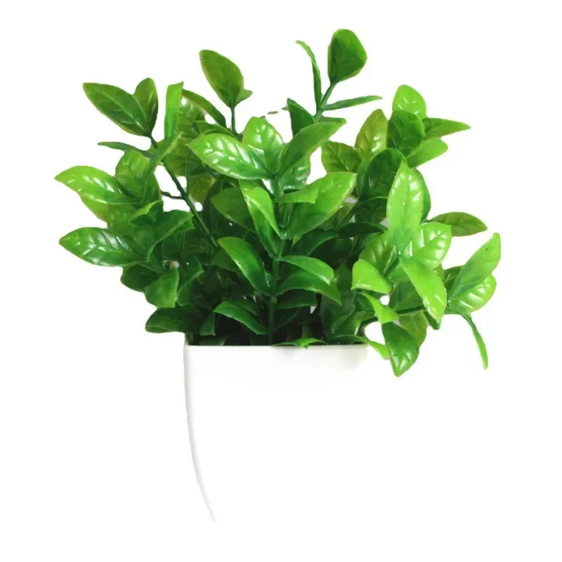 Planta Artificial Bonsai Verde - Eucalipto em Vaso para Decoração de Interior e Exterior, Quarto, Jardim e Suprimentos de Decoração